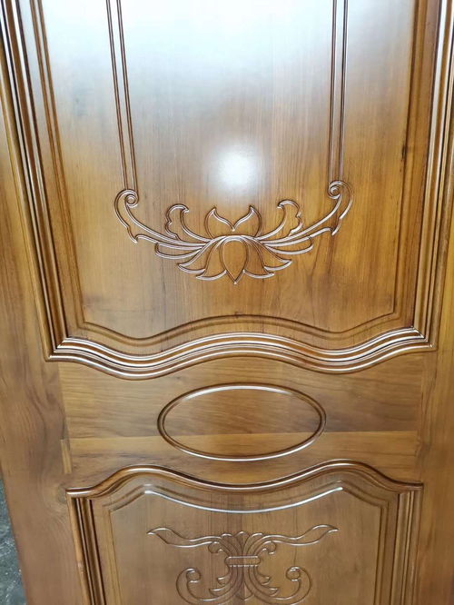 廣東原木門(mén)廠高品質(zhì)緬甸柚木房間套門(mén)